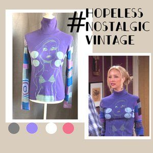 Custo Barcelona turtleneck ASO Phoebe Buffay on Friends